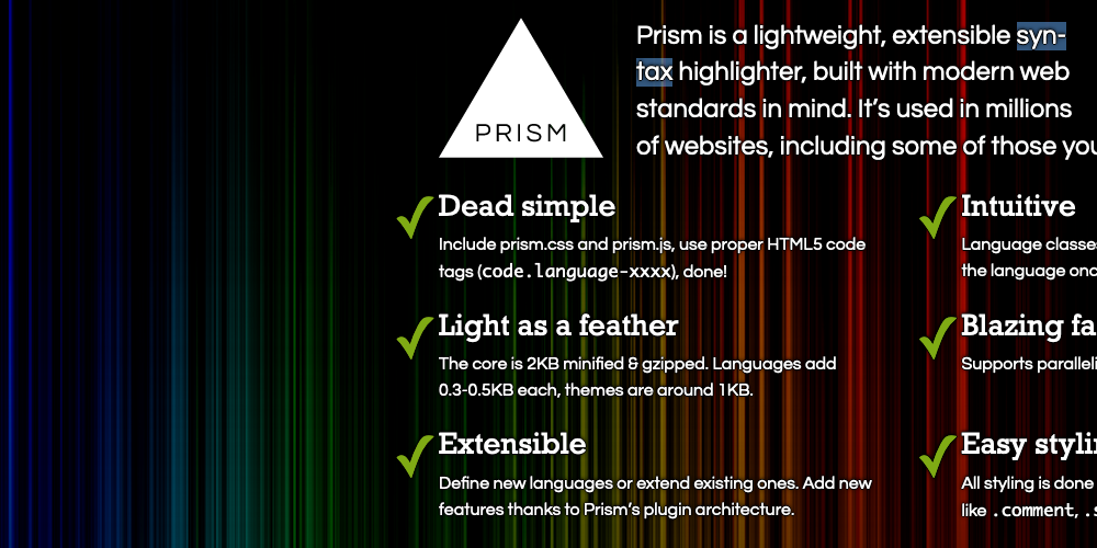 Kolorowanie składni kodu PHP, CSS, HTML, JavaScript - poznajcie Prism